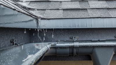 Gutter System Before Cleaning